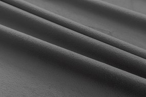 Szara zaciemniająca zasłona VELVET 140x250 cm Zawieszanie: Metalowe pierścienie