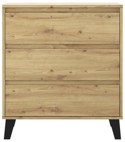 Komoda BOGAN 3S70, dąb artisan