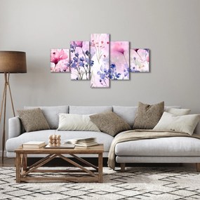 Obraz - Akwarelowa łąka (125x70 cm)