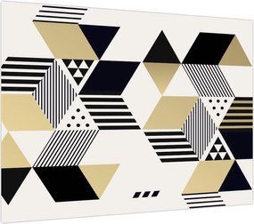 Obraz na szkle - Kształty geometryczne N⁰1 (70x50 cm)