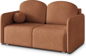 Masseno Sofa SUVI II z funkcją spania i pojemnikiem na pościel, Rozkładana sofa - Miedziany, NEVE 52