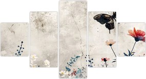 Obraz - Łąka w betonie (125x70 cm)