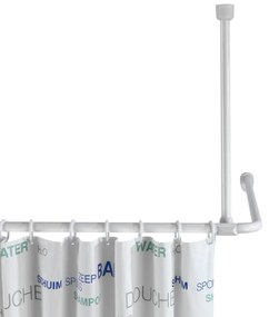 Uchwyt do zawieszenia drążka od zasłony prysznicowej, Ø 2 cm, 57 cm, WENKO