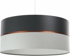 Lampa wisząca SIMPLY GLAMOUR 60 jasnoszara/ciemnoszara