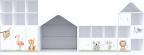 Zestaw bezpiecznych mebli przedszkolnych dla najmłodszych Blox Nature 13