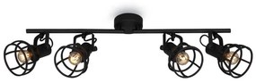 Briloner 2669-045 - Oświetlenie punktowe RETRO 4xE14/25W/230V