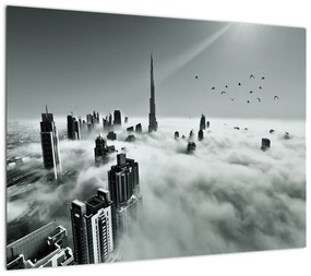 Obraz na szkle - Wieżowce w Dubaju (70x50 cm)
