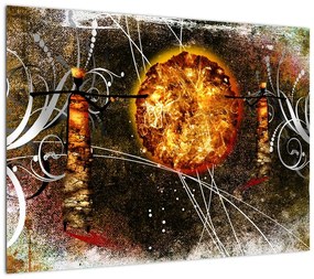 Obraz malarstwa z epoki starożytnej (70x50 cm)