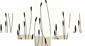 Obraz - Łąka graficzna N⁰3 (125x70 cm)