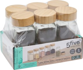 Zestaw pojemników na przyprawy FORMO, 6 x 120 ml