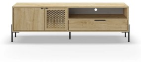 Szafka pod TV w dekorze dębu 160x50 cm Inca – Marckeric