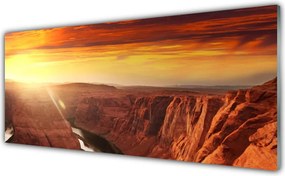 Szkło do Kuchni na Ścianę Majestatyczny Wielki Kanion
