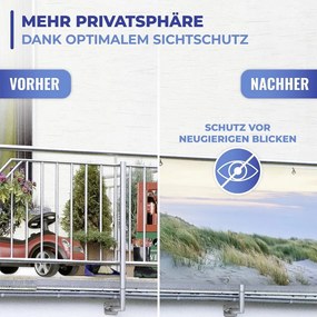 Plastikowa osłona balkonowa 500x85 cm North Sea Coast – Maximex