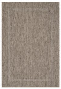Dywan zewnętrzny Relax ramka brązowy 60 cm x 100 cm