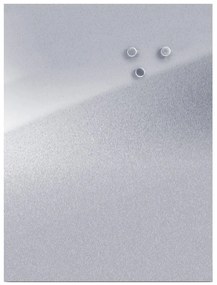 Tablica magnetyczna na notatki INOX + 3 magnesy, 60x80 cm, ZELLER