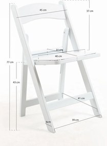 Pakiet 4 skadanych krzese Gala z poduszk z efektem drewna