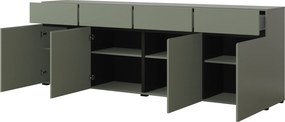 Komoda INCROCIO 225 cm do Salonu Sypialni Zielony