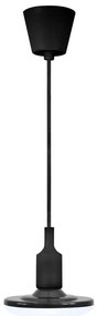 LED Lampa wisząca KIKI 1xE27/10W/230V czarna