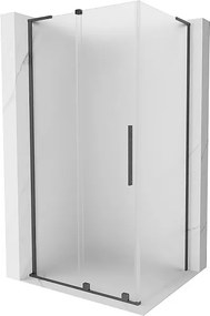 Mexen Velar L kabina prysznicowa rozsuwana 90 x 75 cm, szron, gun gray szczotkowany - 871-090-075-33-66