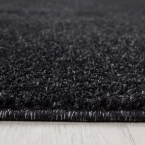 Ciemnoszary okrągły dywan ø 200 cm Ata – Ayyildiz Carpets