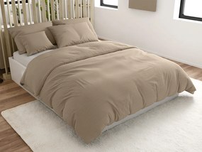 PrzytulneMieszkanie.pl PrzytulneMieszkanie.pl Pościel z kory DENYX jasnobrązowa hotelowa kieszeń Rozmiar pościeli: 70 x 90 cm | 140 x 200 cm