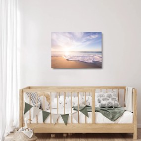 Obraz na szkle - piaszczysta plaża (70x50 cm)