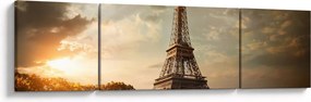 Obraz - Wieża Eiffla, Paryż, Francja (170x50 cm)