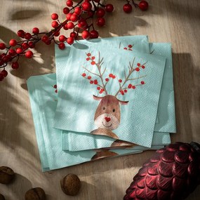 Serwetki świąteczne Reindeer Dots 20 szt.