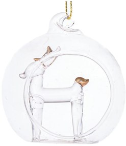 Szklana bombka Reindeer – Dakls