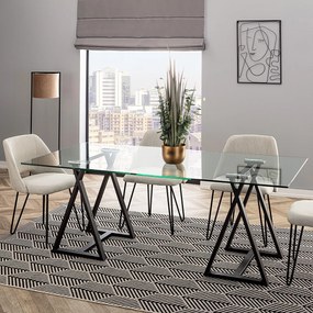 Dywan Cottage black/beige 200x290cm
