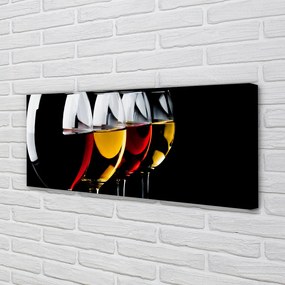 Fotoobraz na płótnie Minimalistyczne Kieliszki W Czerni