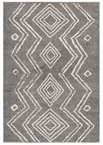 Dywan poliestrowy Berber antracyt 140 cm x 200 cm