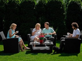 Meble ogrodowe z technorattanu UNICO