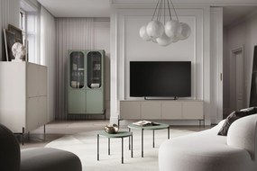 Witryna Sonatia do salonu 100 cm - oliwka