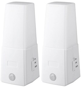 Lampka nocna LED z sensorem ruchu, 2w1 - 2 sztuki