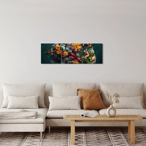 Obraz - Powód (z zegarem) (90x30 cm)