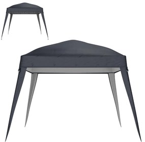 Outsunny Zastępczy dach do pawilonu, pokrywa zastępcza do ogrodowego pawilonu 3 x 3 m, zastępstwo dachu namiotu, UPF50+, tkanina Oxford, Ciemnoszary