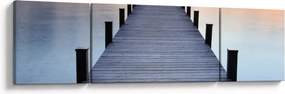 Obraz - Molo nad jeziorem Starnberger, Bavaria, Germany (170x50 cm)