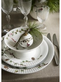 Biała porcelanowa miska ze świątecznym motywem Hammershøi – Kähler Design