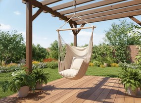 Fotel wiszący DAGO beżowy