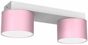 Lampa sufitowa DIXIE Pink/White 2xGX53, podwójna, różowa