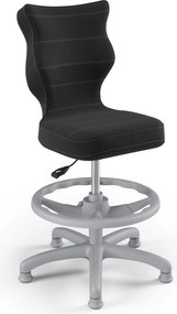 Krzesło dziecięce Petit szary Velvet 17 rozmiar 3 (119-142 cm) WK+P