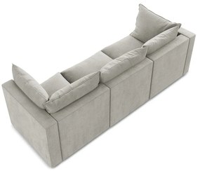 Jasnoszara sofa 255 cm Manao – Makamii