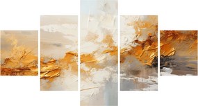 Obraz - Złota tekstura (125x70 cm)
