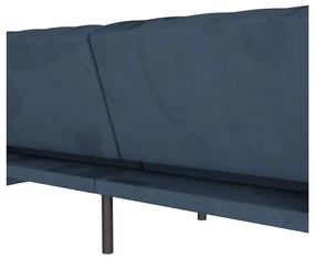 Ciemnoniebieska aksamitna rozkładana sofa 236 cm Felix – Støraa