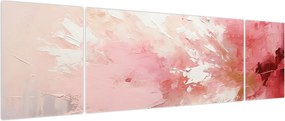 Obraz - Różowa abstrakcja (170x50 cm)