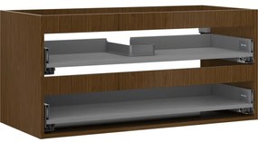 Mexen Box-A korpus szafki podumywalkowej 100 cm, 2 szuflady, orzech - 91AX0-1000-470-2-86