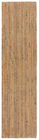 Chodnik z juty tkany ręcznie w naturalnym kolorze 60x230 cm Jute Boucle Multi – Flair Rugs
