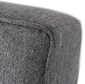 Sofa z Funkcją Spania MALTA Wersalka Rozkładana Dwuosobowa Szara Nowoczesna do Salonu