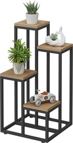 Kwietnik stojak na kwiaty metalowy dąb artisan S0-T05